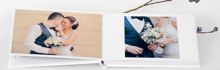Пример листов свадебной фотокниги Классической Вариант 3