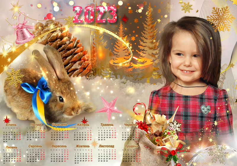 Кролик с ленточкой