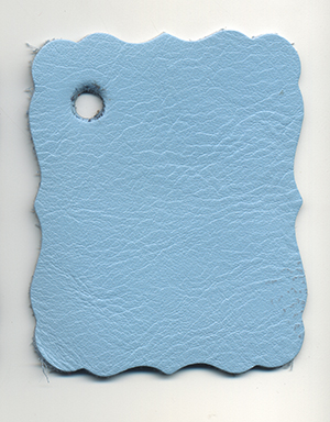 Фотокнига в обложке из голубой кожи